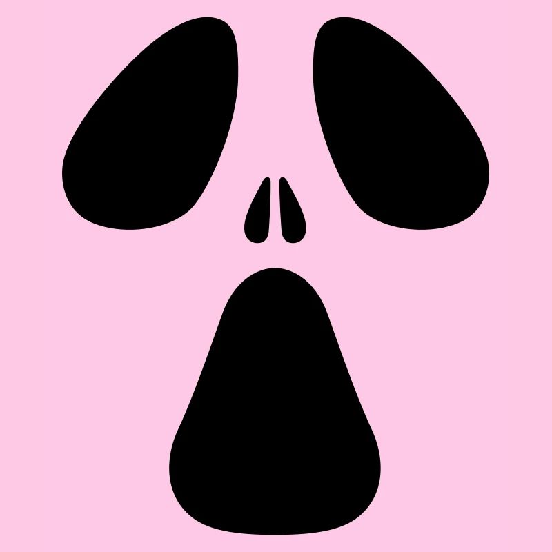 AC Designs Halloween Ghost Face