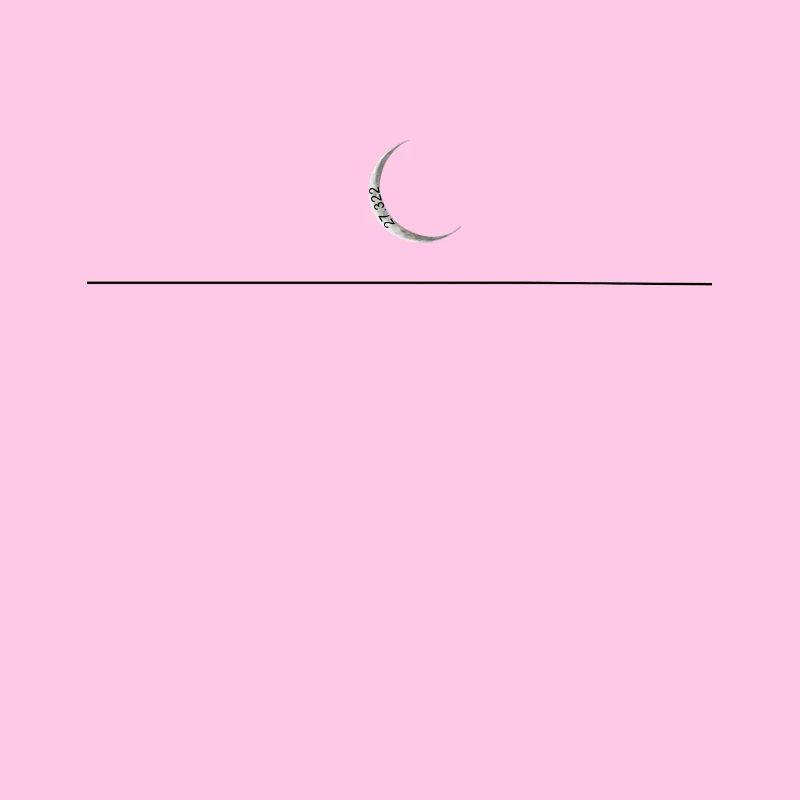 Minimalist Crescent Moon Minimalist Crescent