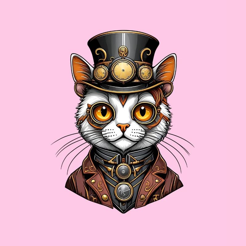 Steampunk-Katze