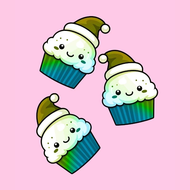 Cupcake Cake Cuisson Noël