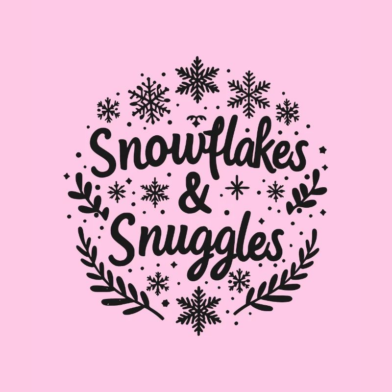 Schneeflocken und Kuscheln