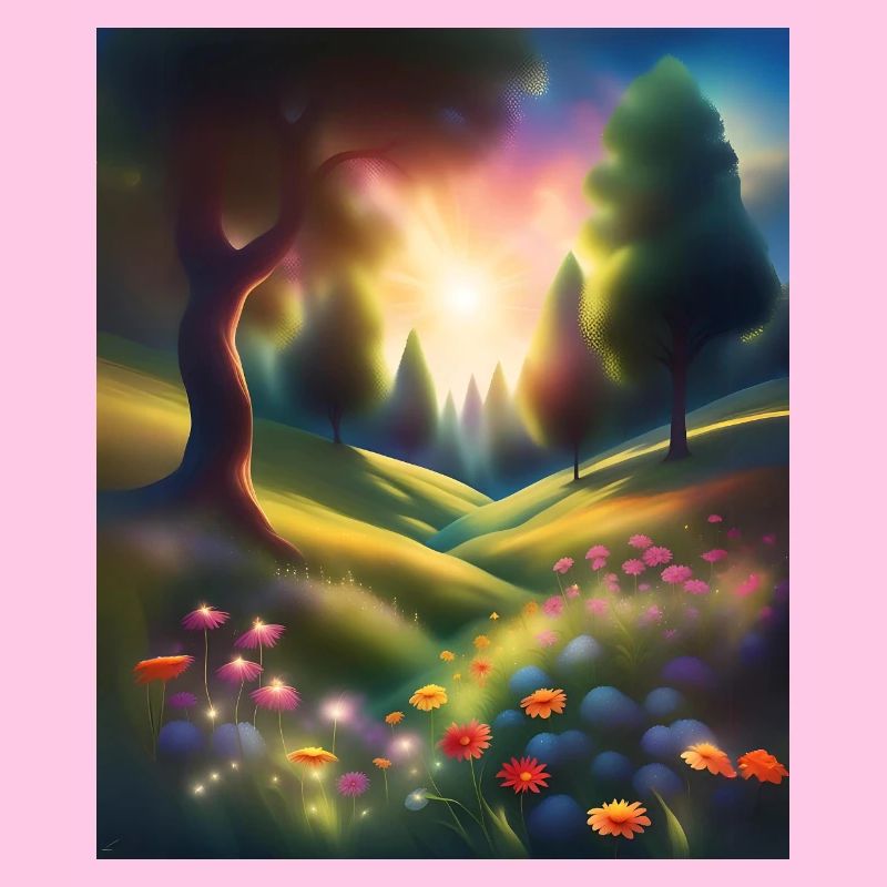 Wunderbares Waldgrafikdesign