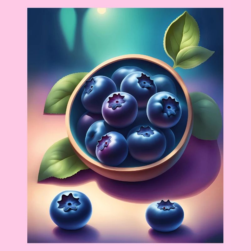 Leckere Heidelbeeren