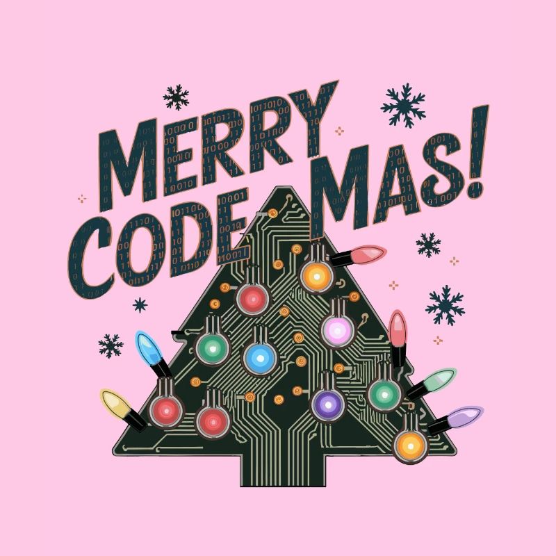 Weihnachten Merry Code Mas Festliche Feiertage
