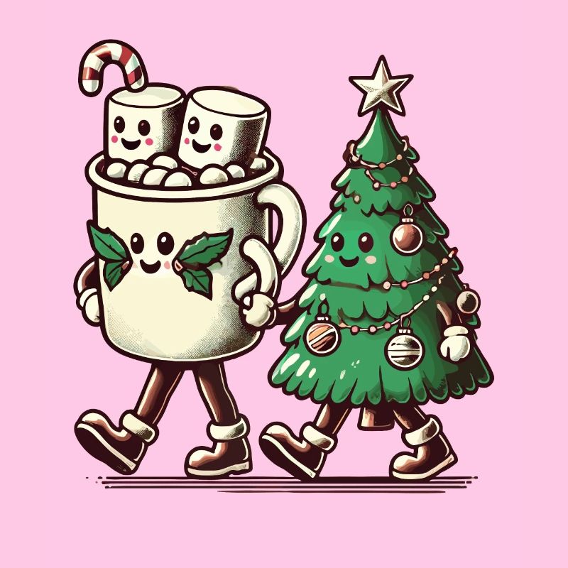 Joyeux Noël Style Rétro