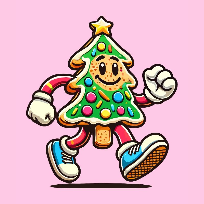 Merry Christmas Cookie Tree Figurine