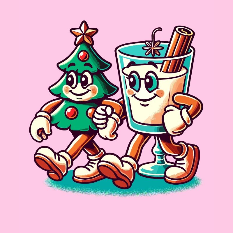 Joyeux Noël Style Rétro