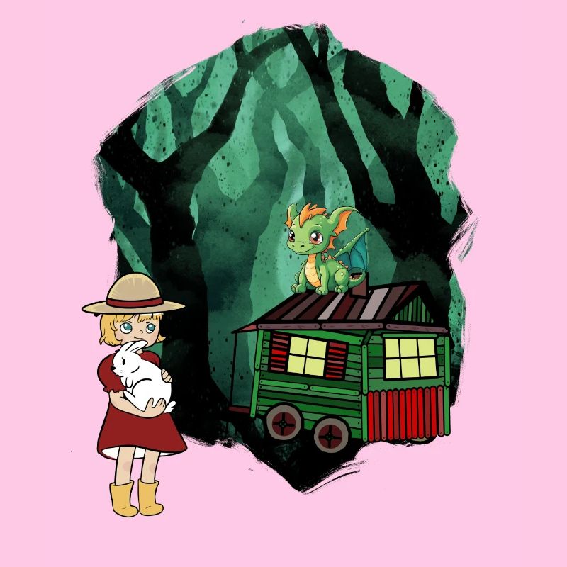 Märchen Märchenfigur Drache Wald Abenteuer