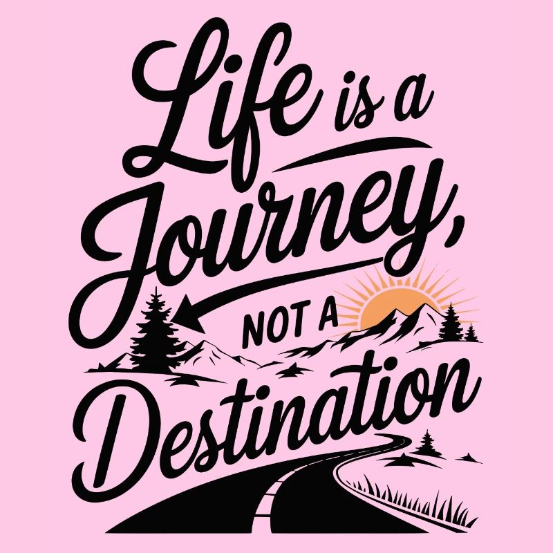 La vie est un voyage Conception de motivation