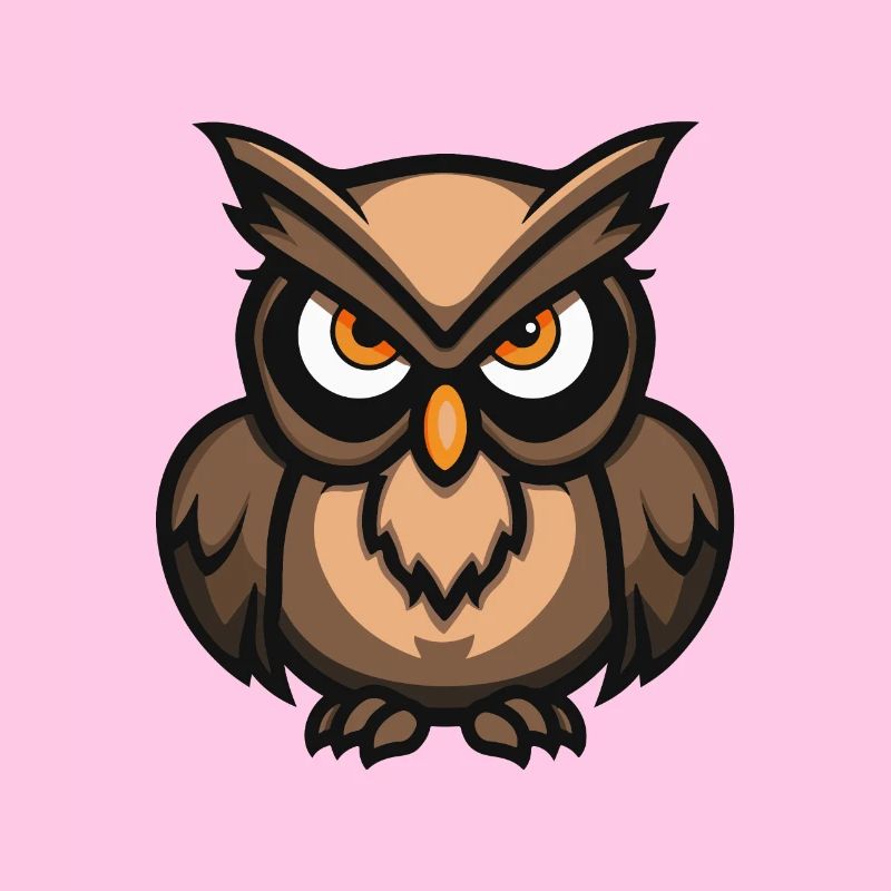 Bande dessinée hibou