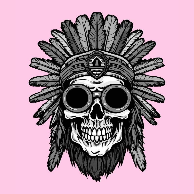 Crâne d'Apache indien