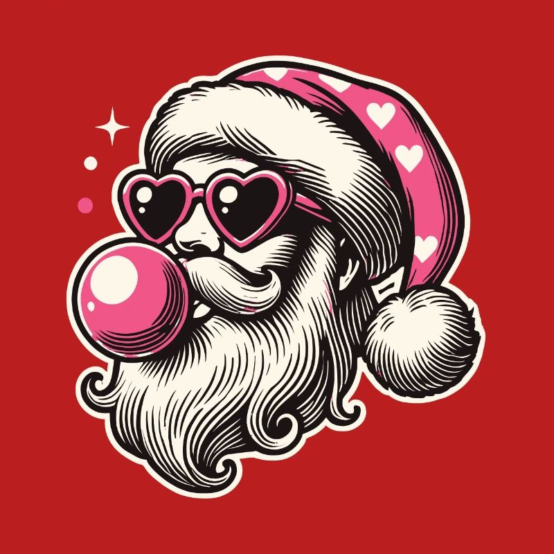 Cool Sigma Santa Joie de Noël