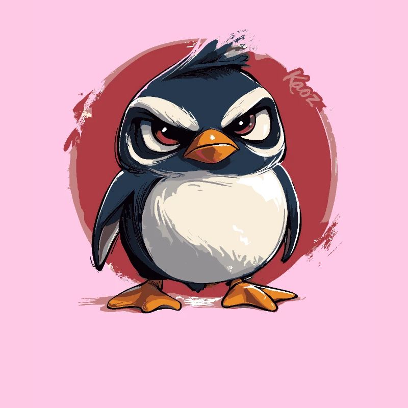 Bad mood penguin