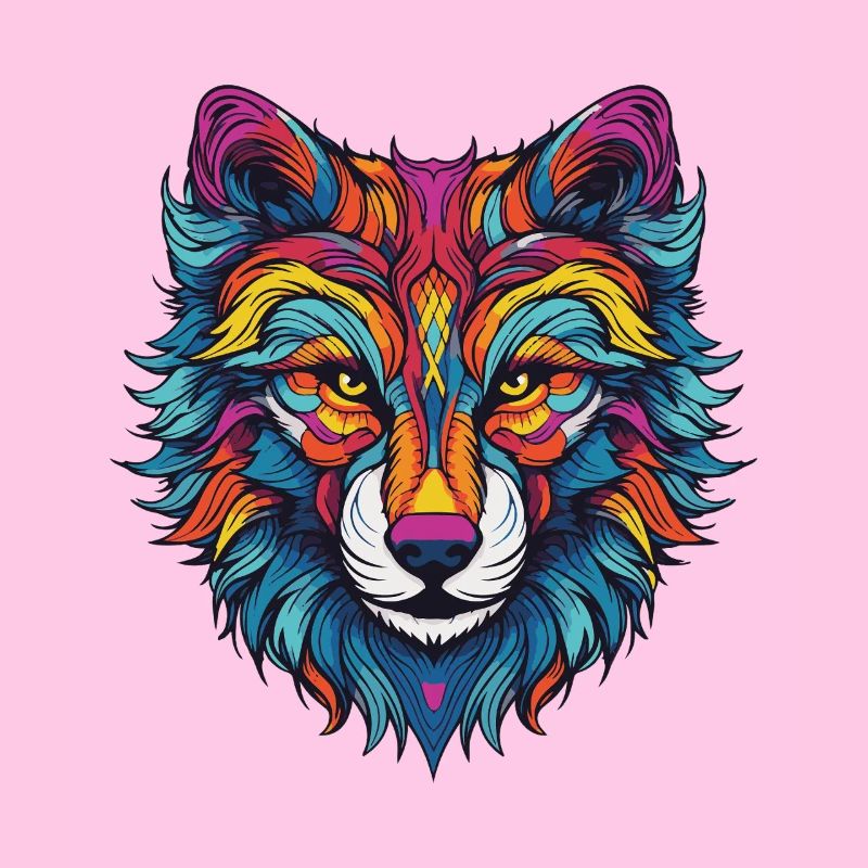 Portrait de loup