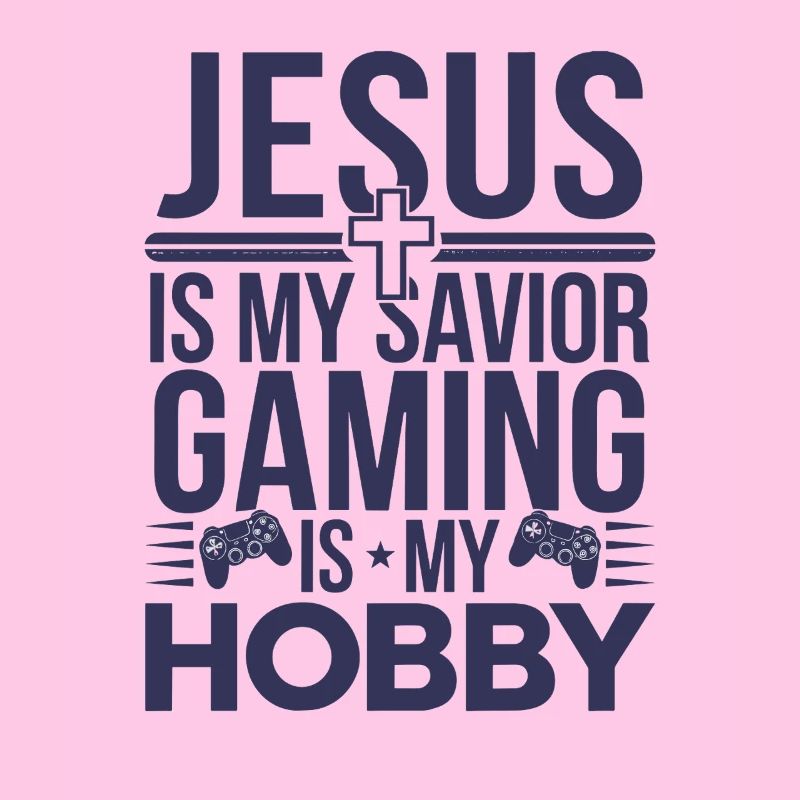 Jésus est mon sauveur Le jeu est mon passe-temps