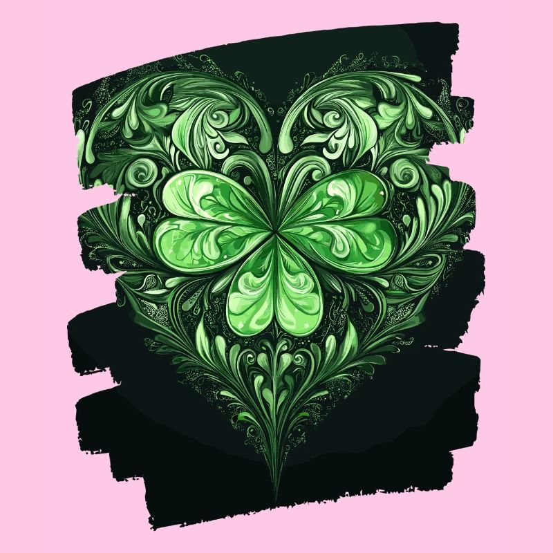 St. Patrick's Day Shamrock Heart