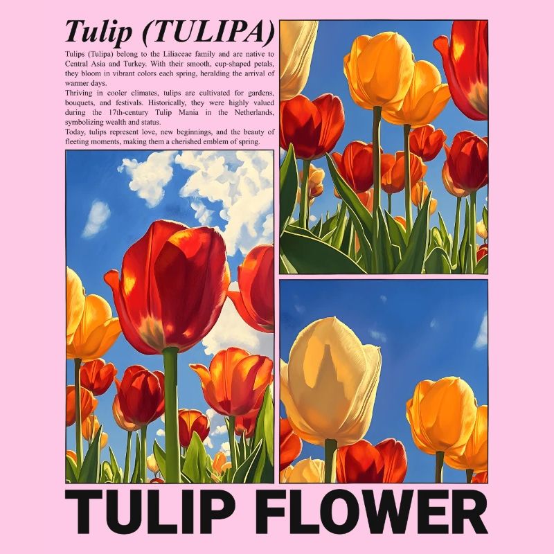 Tulip Spring Nature Flower Botanical Gift