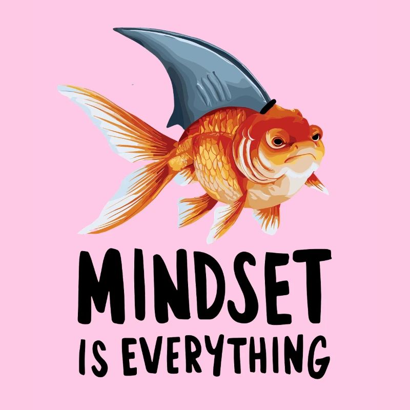 Mindset is everything, goldfish with shark fin