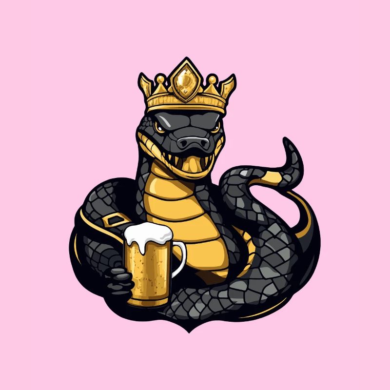 Snake Cobra Beer Funny