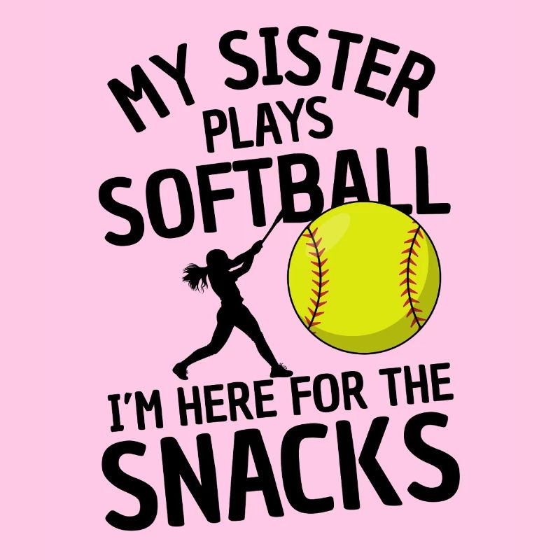 Funny Softball Saying Siblings
