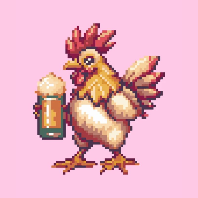 Hahn Pixel Bier