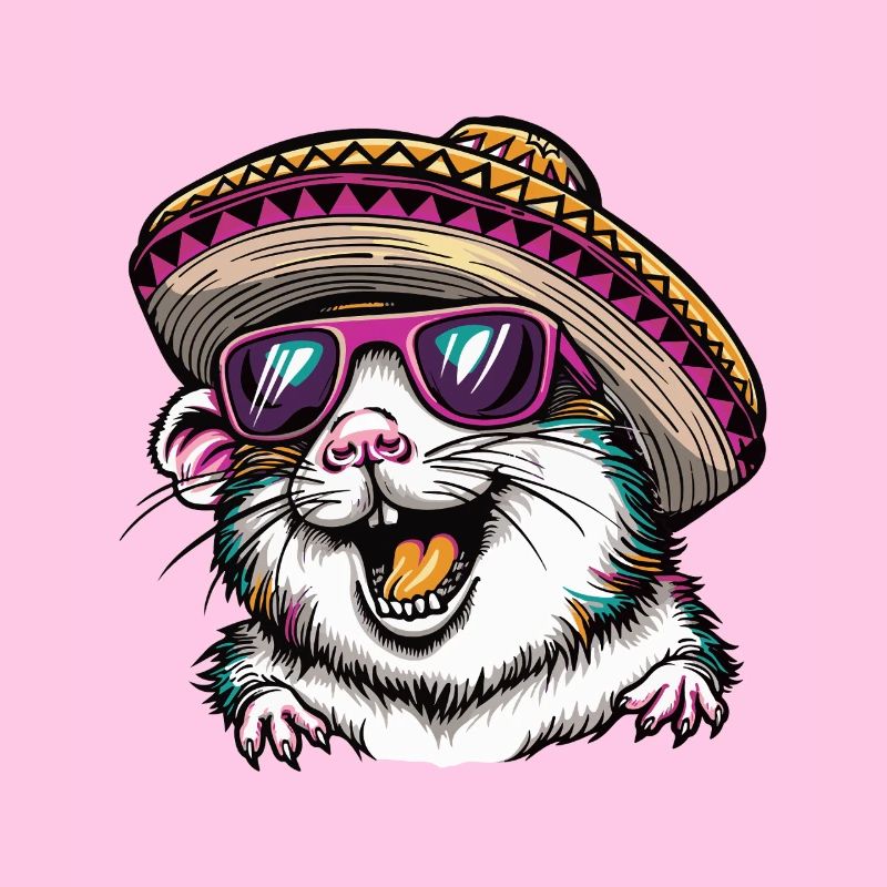 Hamster Funny Sombrero