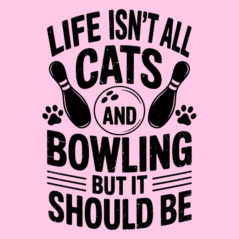 Bowling Spruch Katzen Lustiges Bowling Geschenk