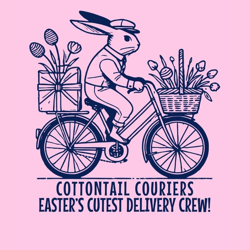 Easter Couriers Bunny Retro Delivery Crew