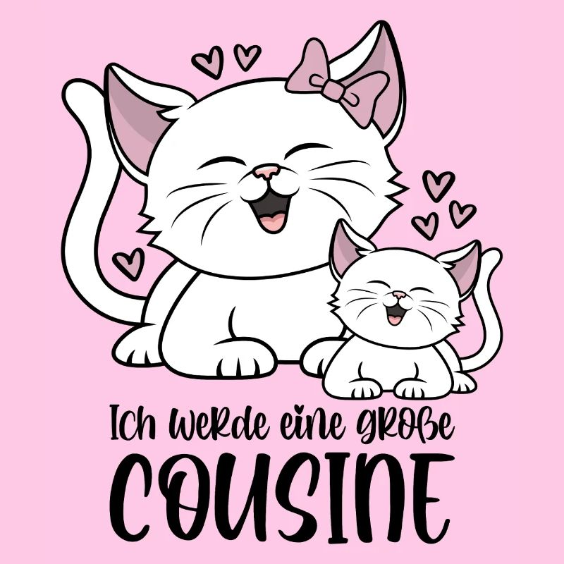 Ich werde eine große Cousine - Katzen Baby Katze