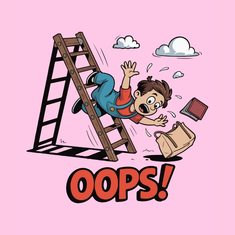 DOWN STAIRS, OOPS