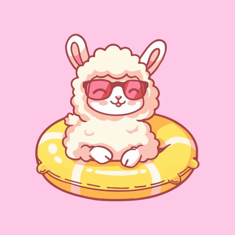 Alpaka Llama Comic Cool