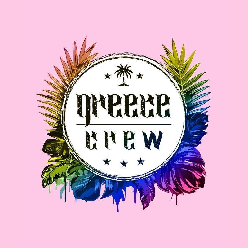 Grèce Crew Coloré
