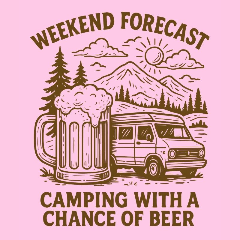 Prévisions du week-end Camping avec bière