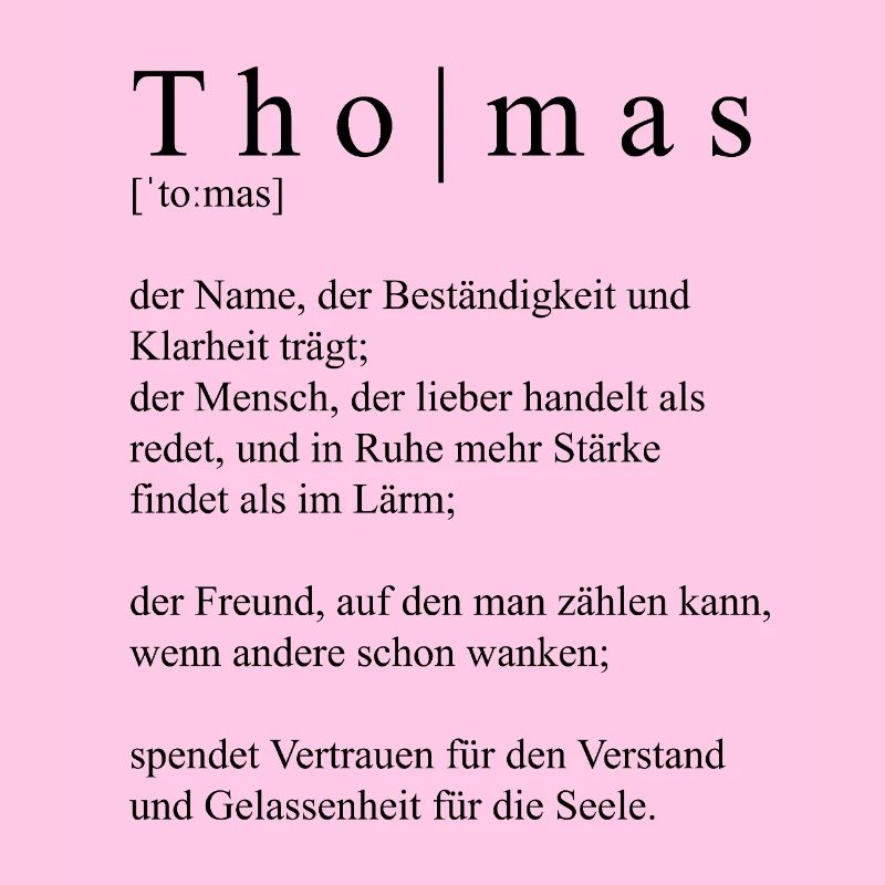 Thomas Definition Typography