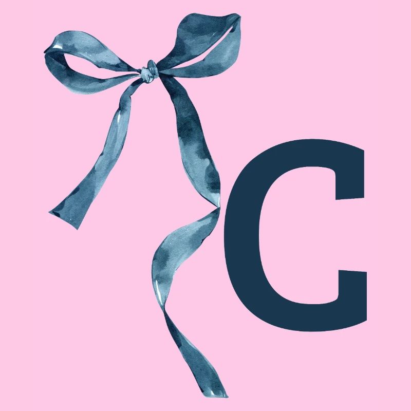 Monogram c Geschenkidee