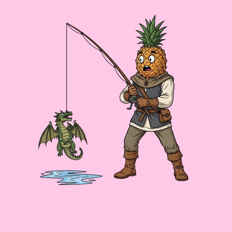 Pineapple Medieval Dragon