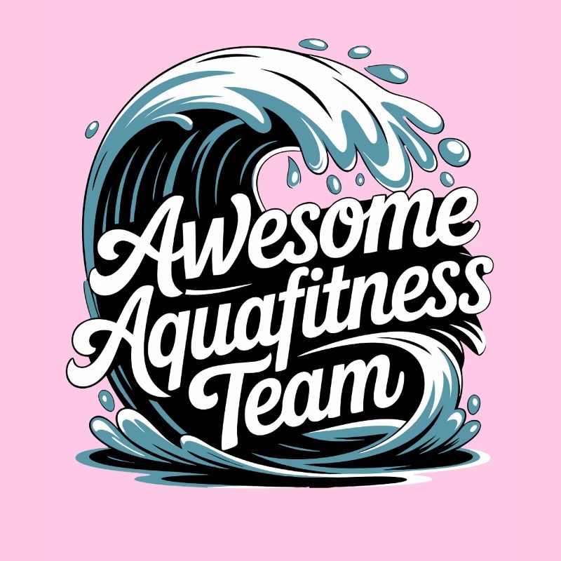 Conception d'équipe d'aquafitness