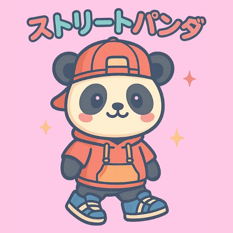 Street Panda Pullover Hoodie