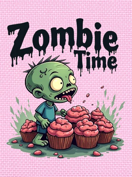 Zombie Time Cupcake Comic