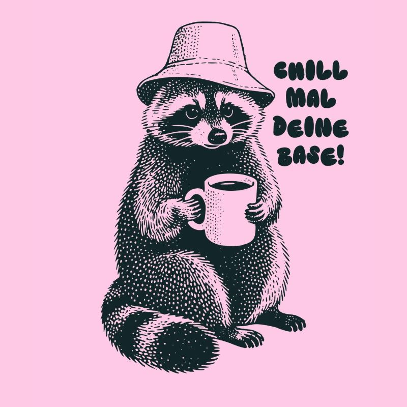 Chill mal deine Base - Waschbär