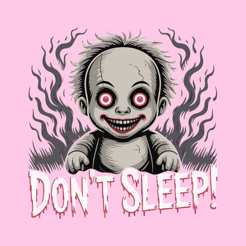 Dont Sleep Creepy Doll