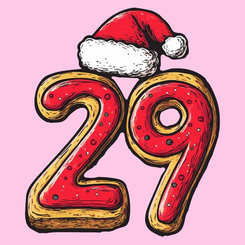 Biscuit de Noël à 29 chiffres