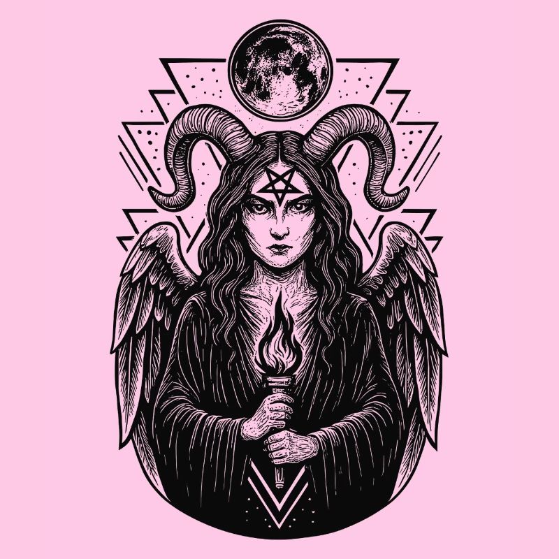 Lilith Witch Demon Pentagram Dark Magic