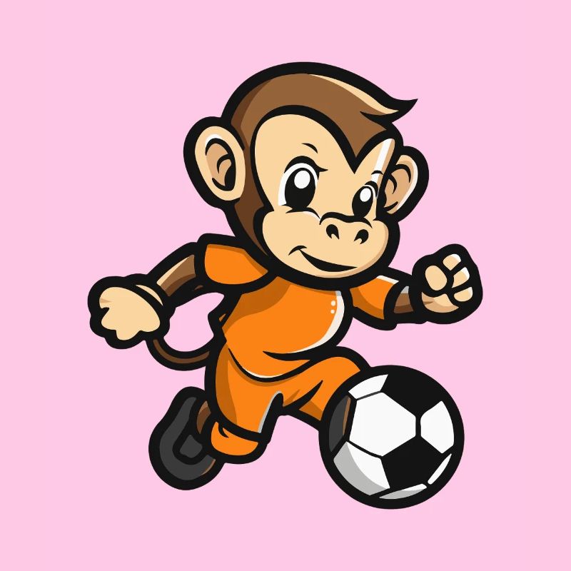 Monkey Comic Football