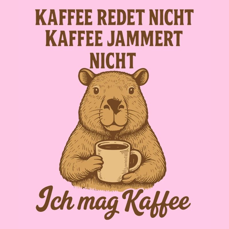 Capybara Kaffee Spruch Lustig