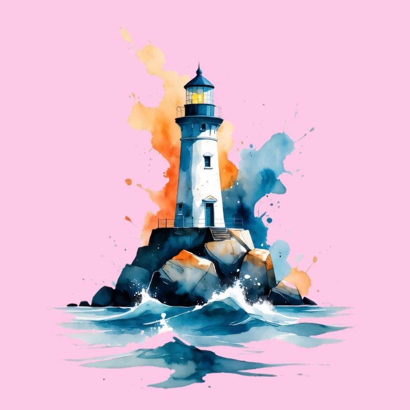 Phare Aquarelle Archipel