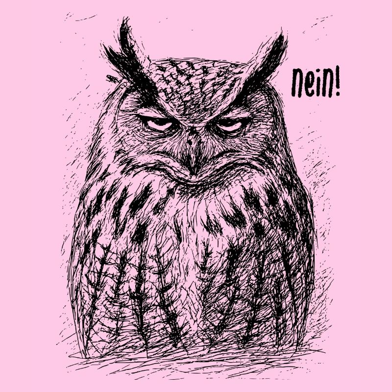 Müde Eule - Nein