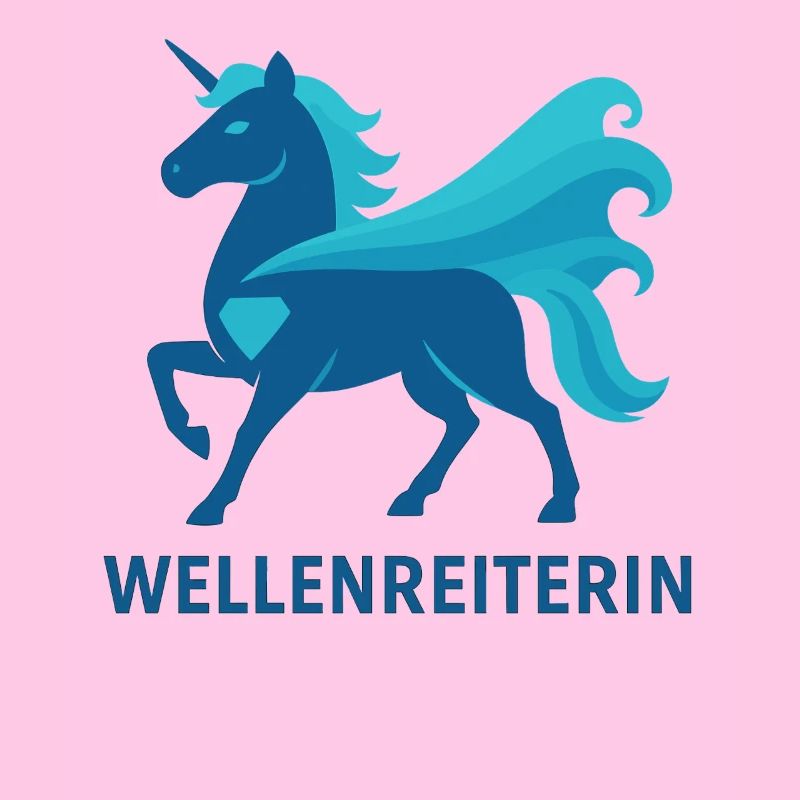 Fier Surfeur de Vagues, Puissance de Licorne, Mer