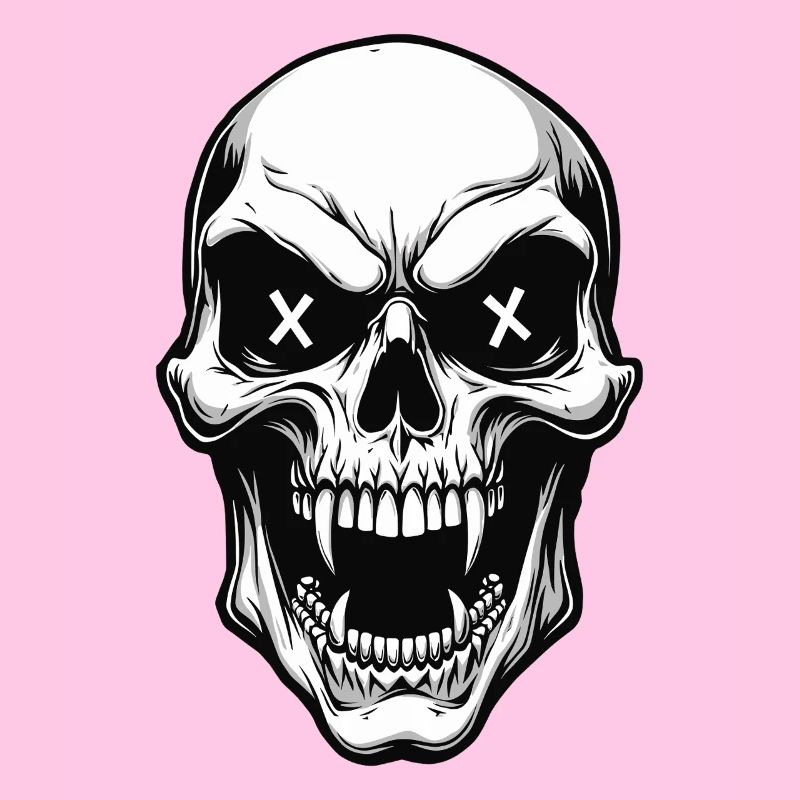 Vampire Skull Skull X Eyes Horror