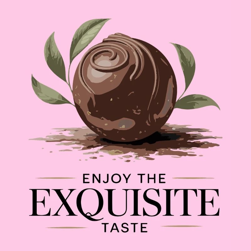 Chocolate Truffle Leaf Glow